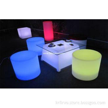 Glowing Lounge LED Coffee Tables  with 16 colors changeable